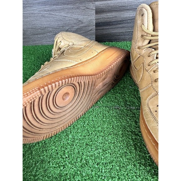 Nike Air Force 1 High 'Flax' Wheat Brown 922066-203 Size 7Y Womens 8.5 - Picture 5 of 7
